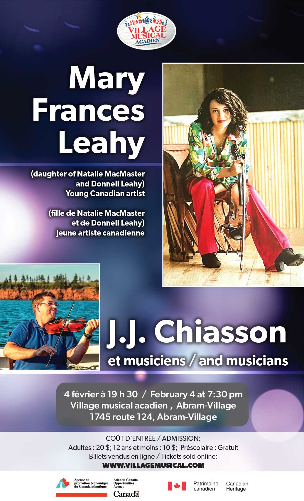 Mary Frances Leahy, J.J. Chiasson