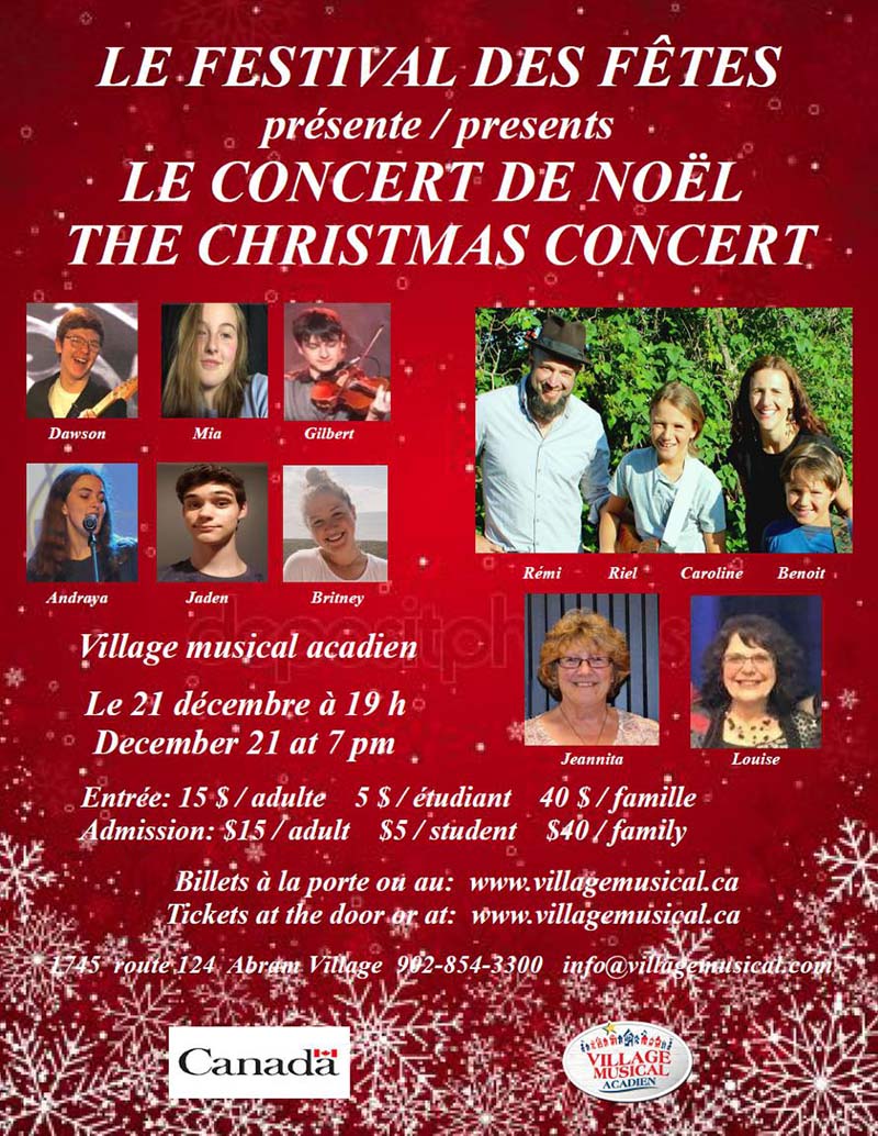 Le Festival des fêtes presents The Christmas Concert
